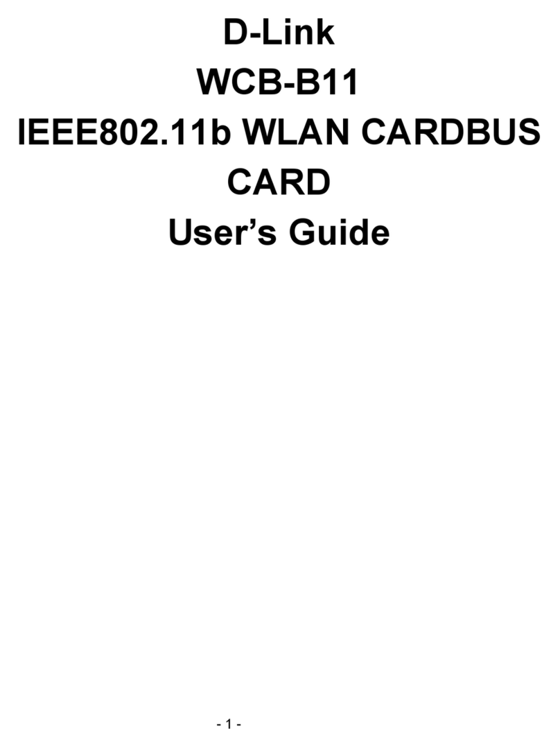 D-Link WCB-B11 User manual