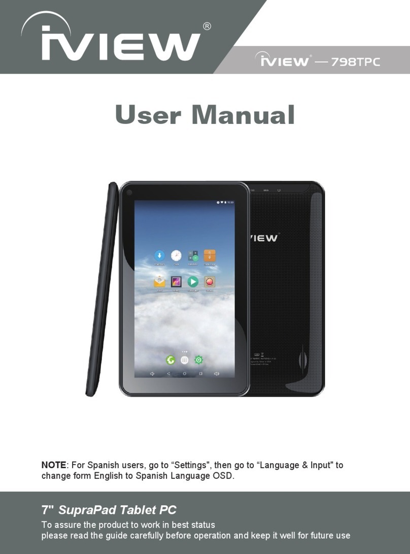 I-View SupraPad 798TPC User manual I-View SupraPad 798TPC User manual
