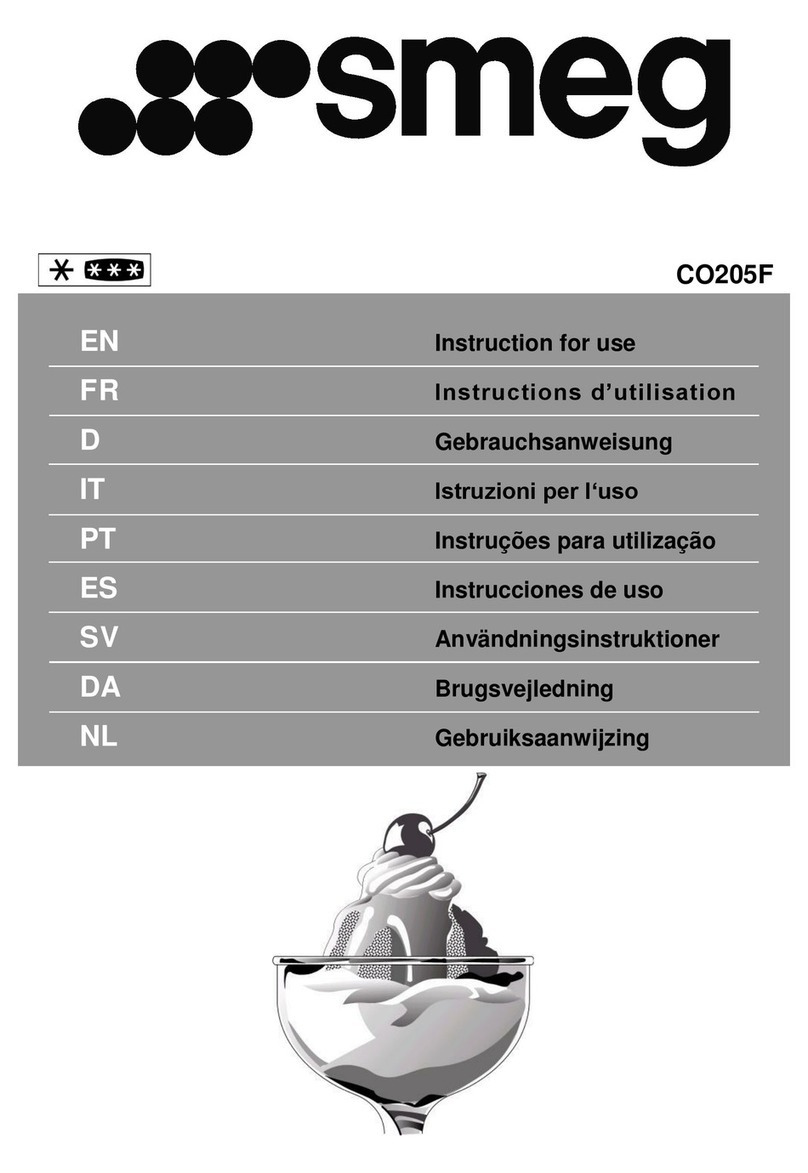 Smeg CO205F Instructions for use