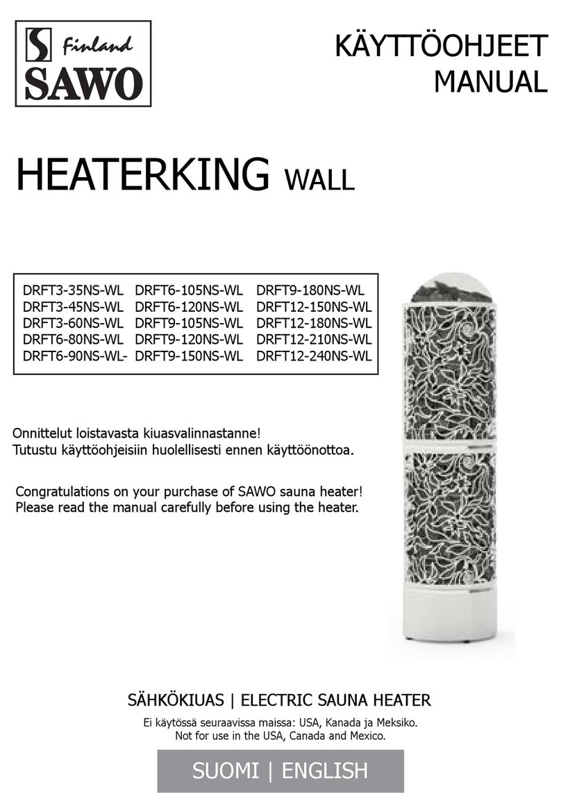 Sawo HEATERKING DRFT3-35NS-WL User manual