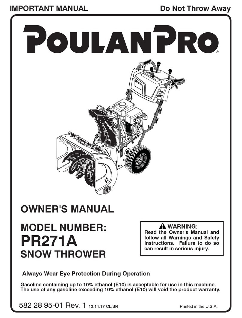 Poulan Pro PR271A owner's manual