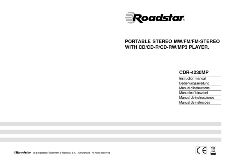 Roadstar CDR-4230MP User manual