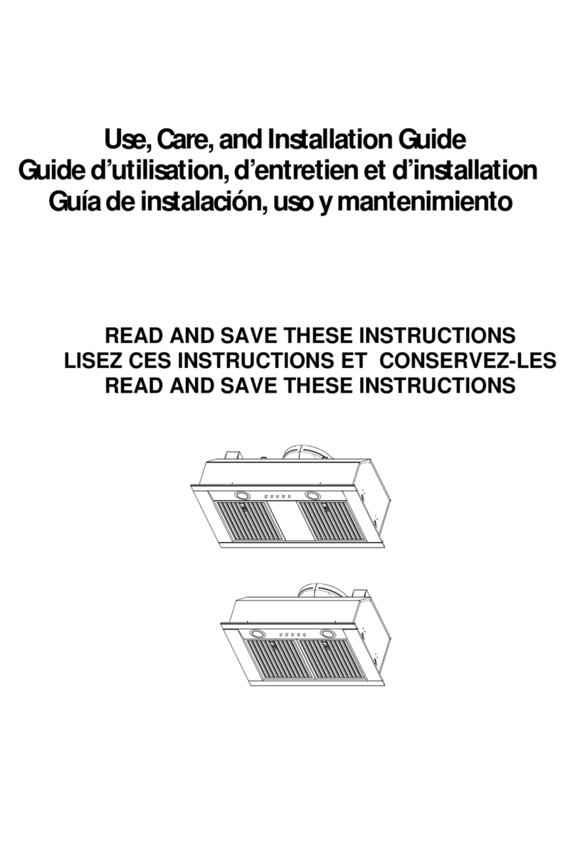 ELICA EOR639SS Use, care and installation guide