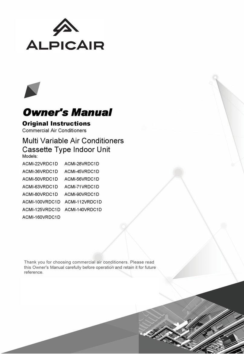 Alpic Air ACMI-22VRDC1D User manual