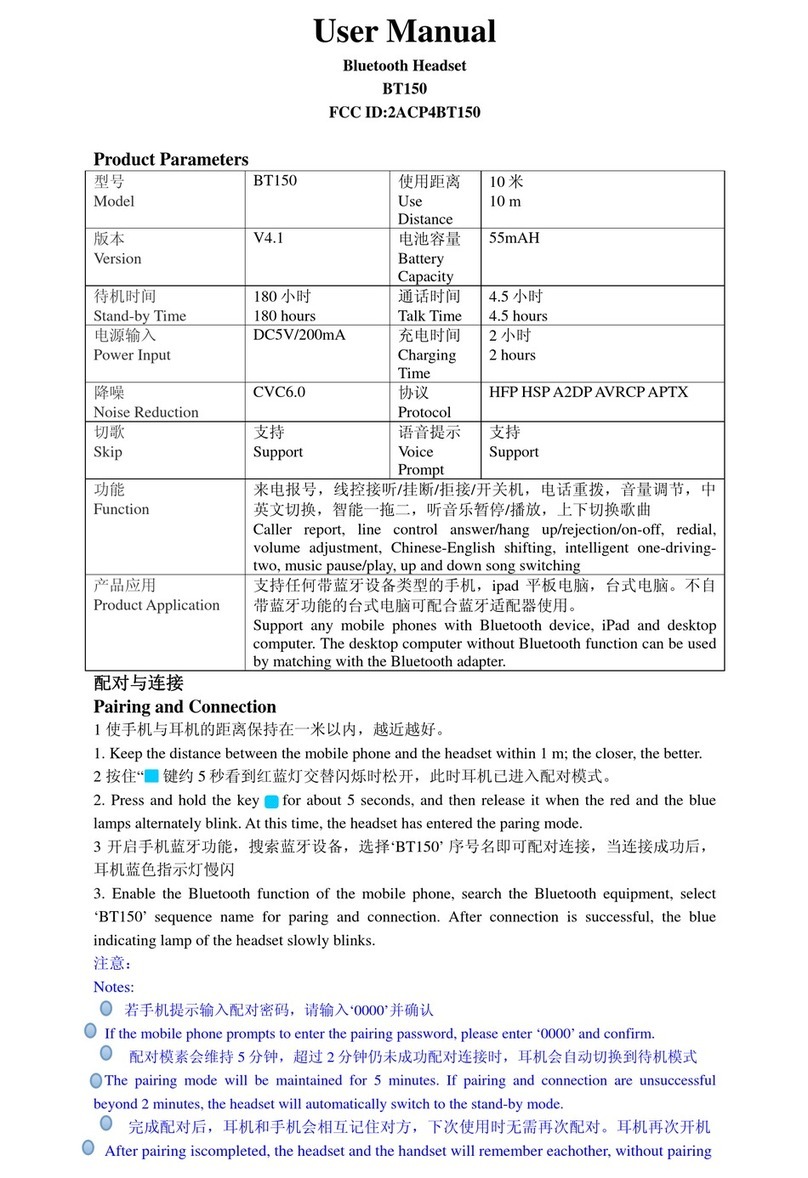 Sentry BT150 user manual