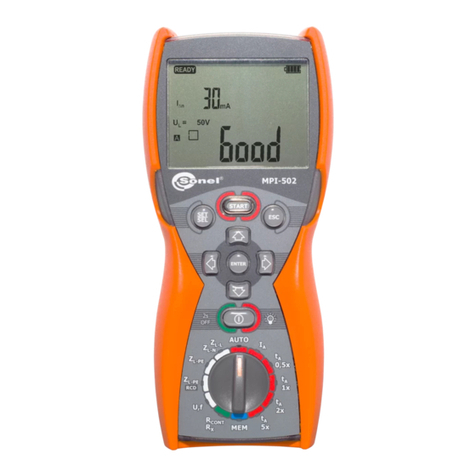 Sonel MPI-502F User manual Sonel MPI-502F User manual
