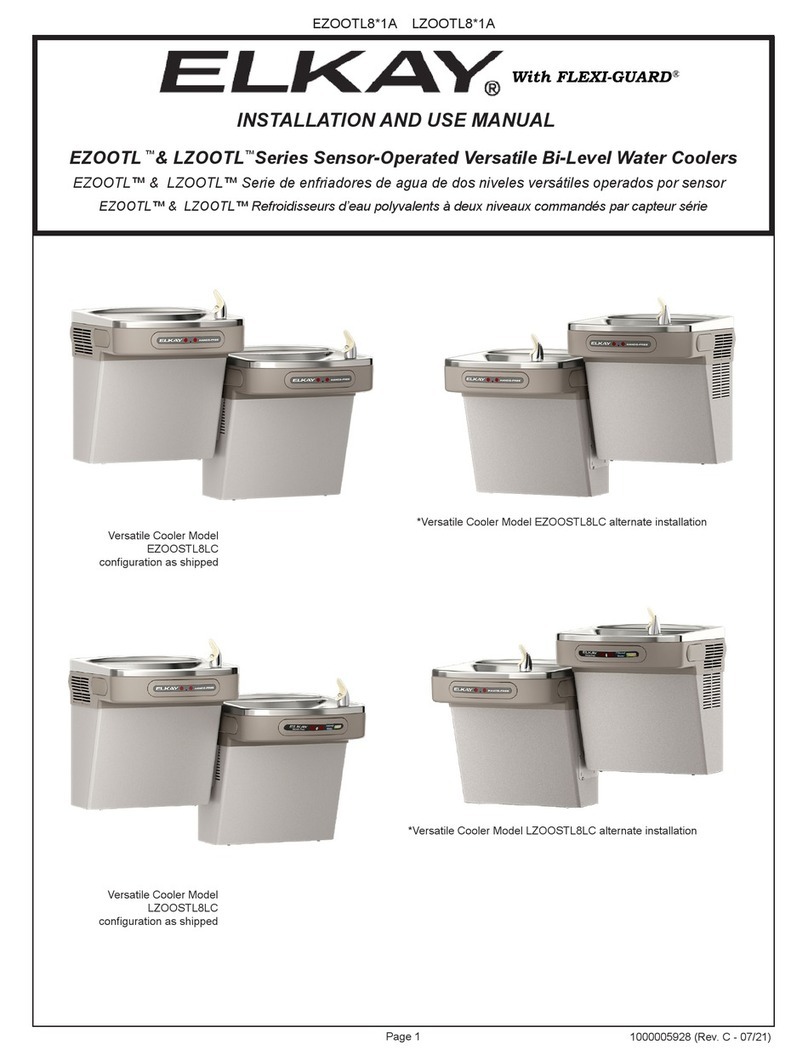 Elkay EZOOTL Series Installation and use manual Elkay EZOOTL Series Installation and use manual