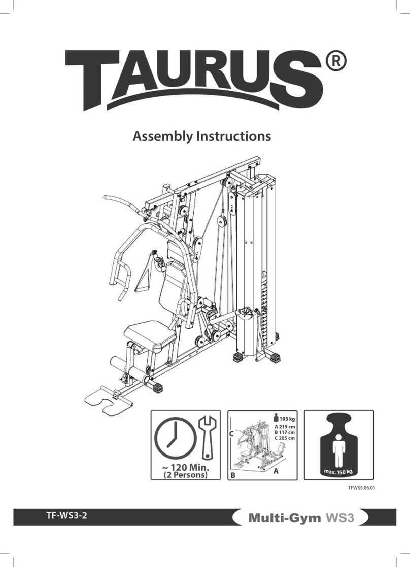 Taurus Multi-Gym WS3 User manual Taurus Multi-Gym WS3 User manual