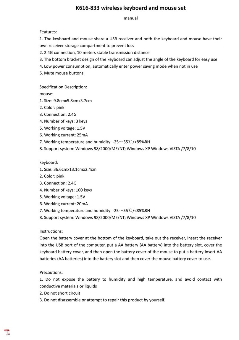 Miniso K616-833 manual