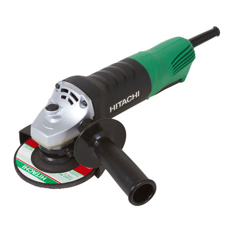 Hitachi G12SQ Safety instructions and instruction manual