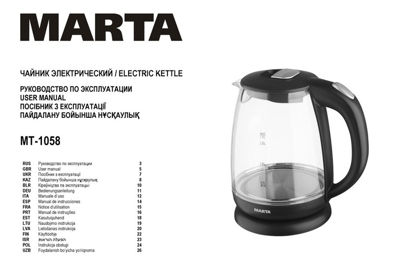 Marta MT-1058 User manual
