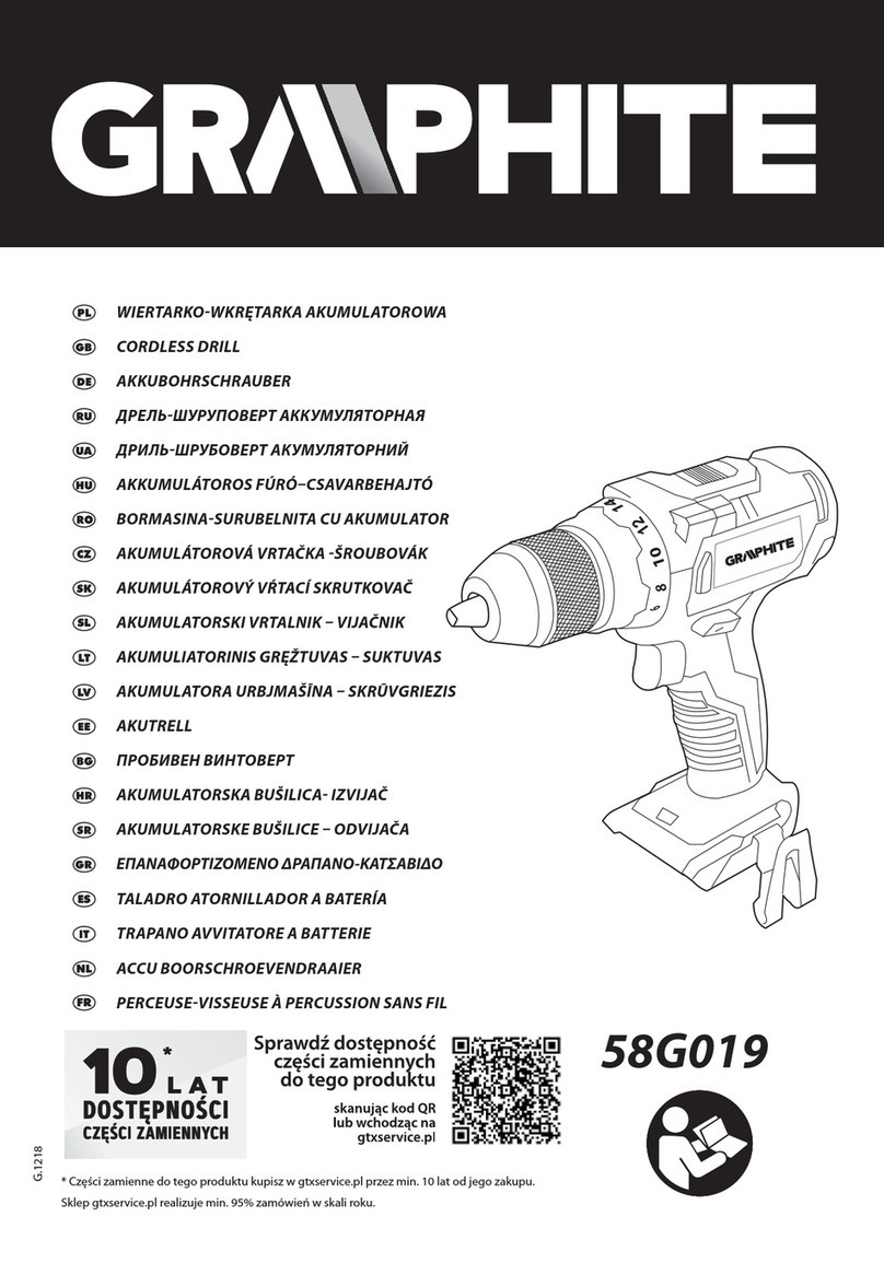 Graphite 58G019 User manual