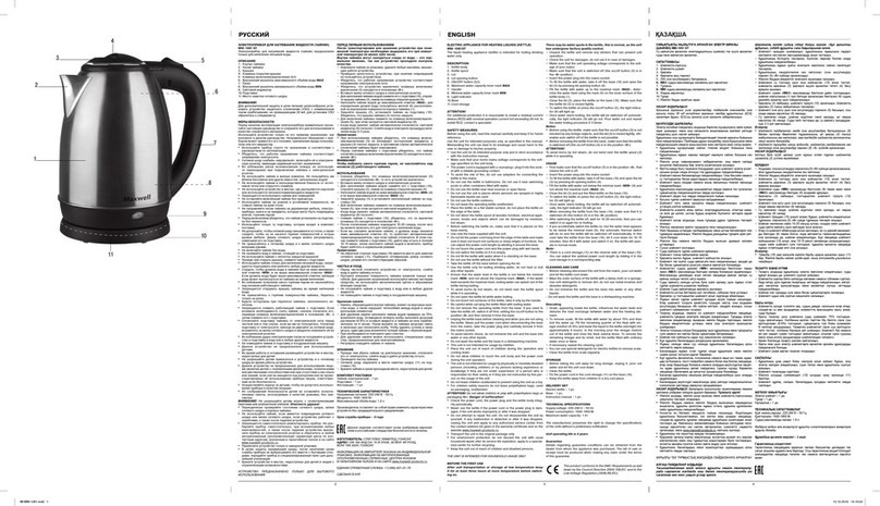 Maxwell MW-1081 ST User manual