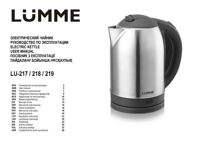 Lumme LU-218 User manual
