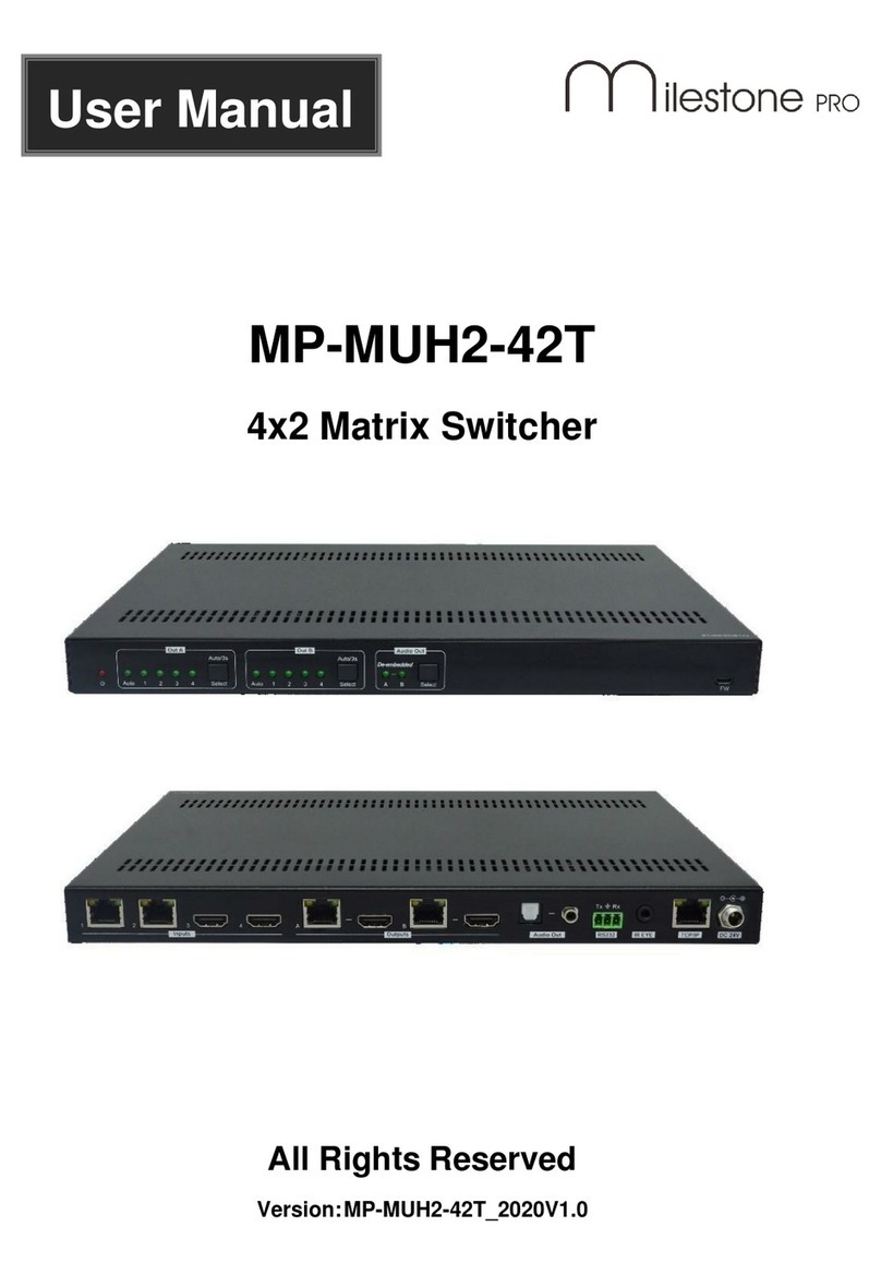 Milestone pro MP-MUH2-42T user manual