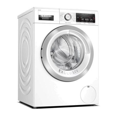 Bosch WAX32KH2BY User manual and installation instructions