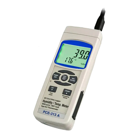 PCE Instruments PCE-313 S User manual