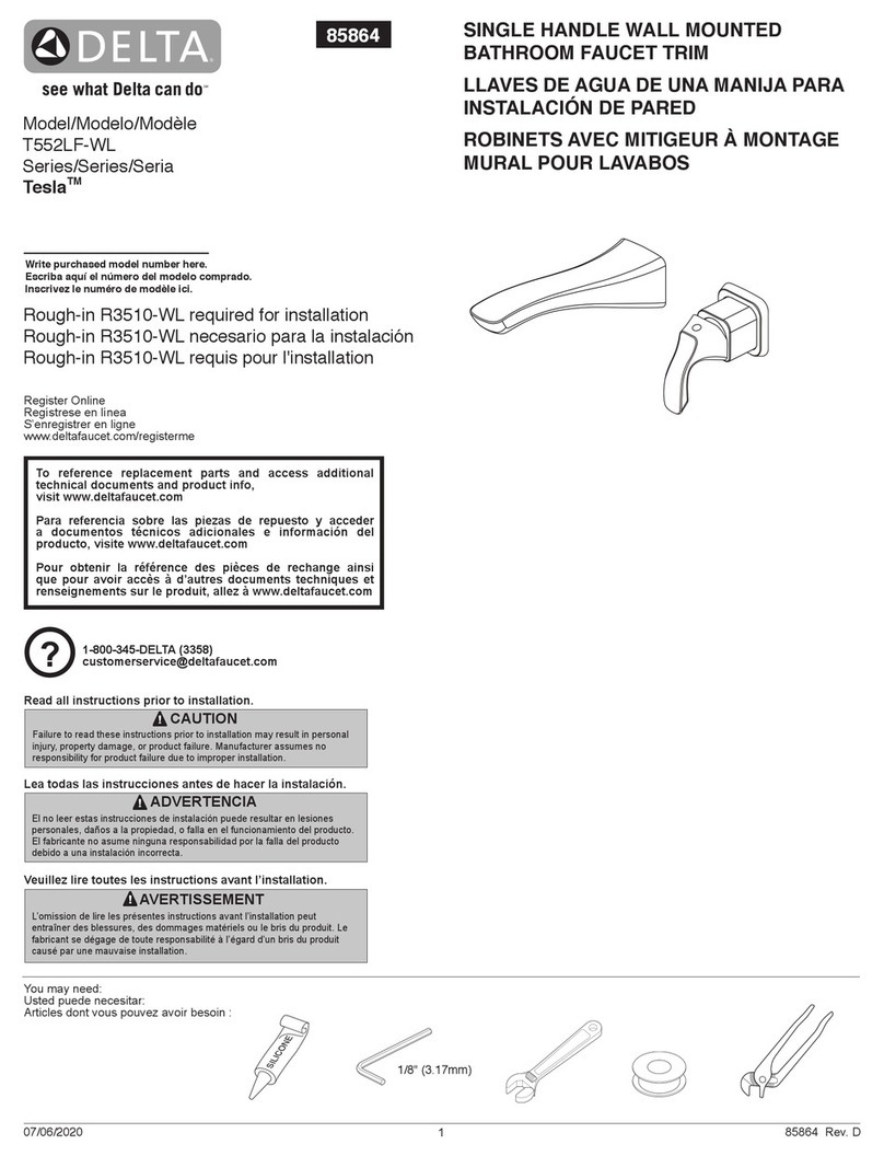 Delta Tesla T552LF-WL User manual