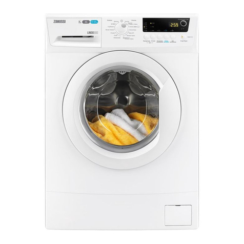 Zanussi ZWSG7101V installation instructions Zanussi ZWSG7101V installation instructions