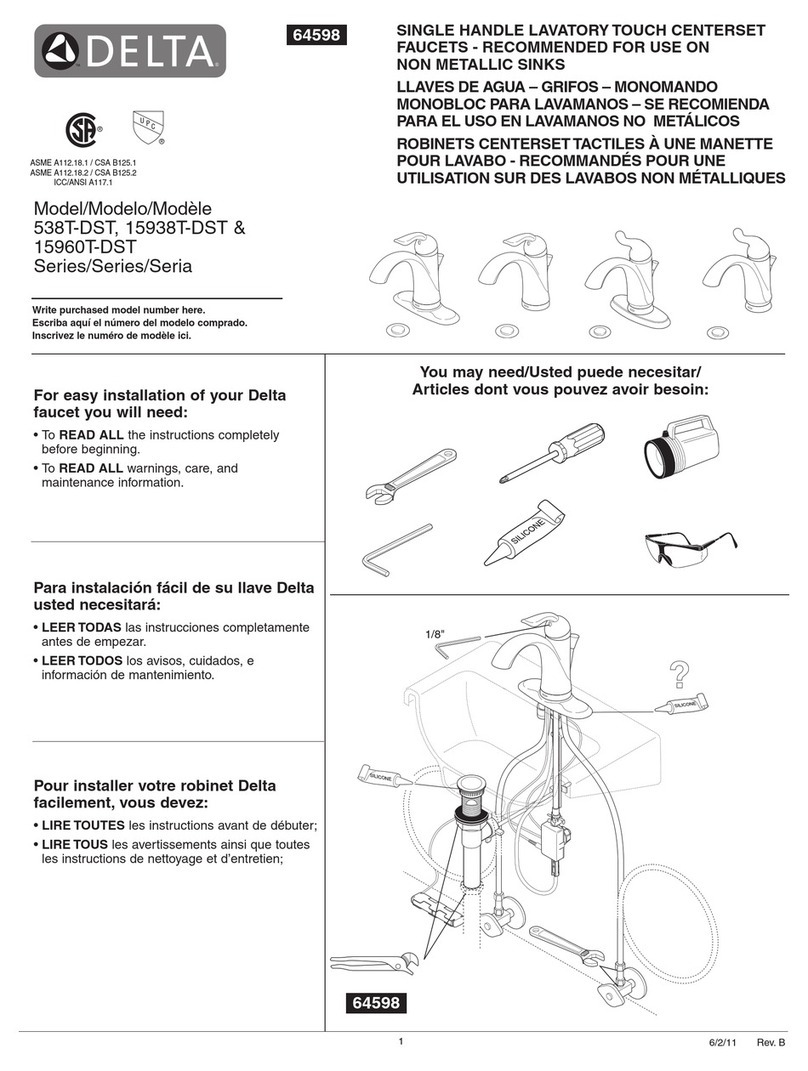 Delta 15960T-DST Series manual
