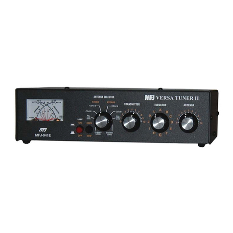 MFJ Enterprises Versa-Tuner II instruction manual