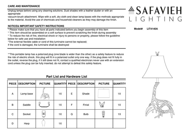 Safavieh LIT4140A manual