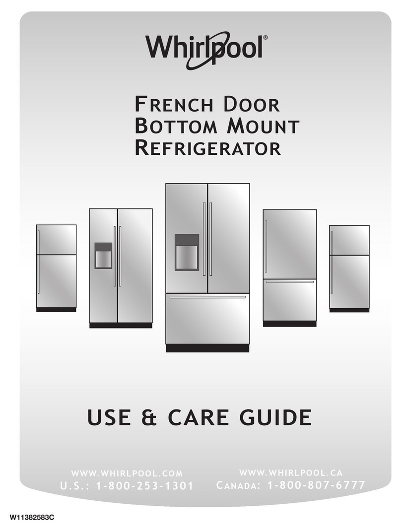 Whirlpool WRF757SD02 User manual