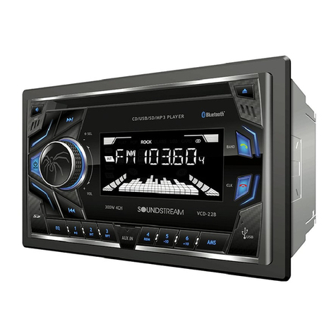 Soundstream VCD-22B User manual