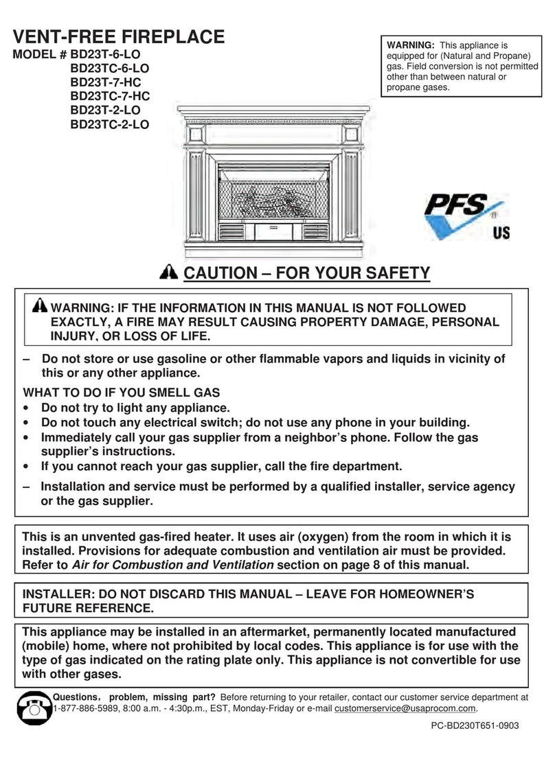 Procom BD23T-6-LO User manual
