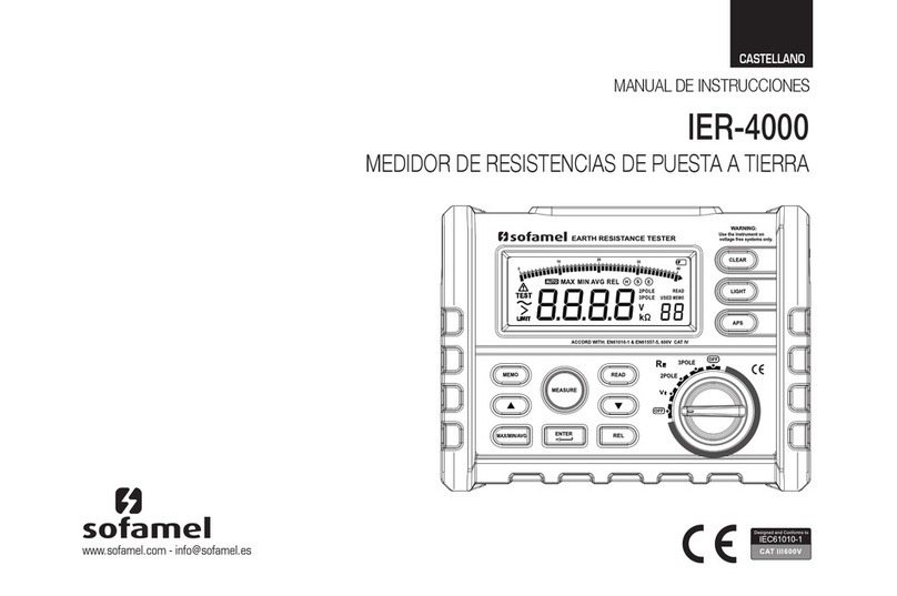Sofamel IER-4000 User manual