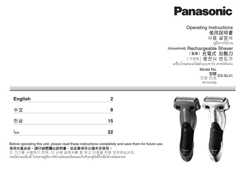 Panasonic ES-SL41R User manual
