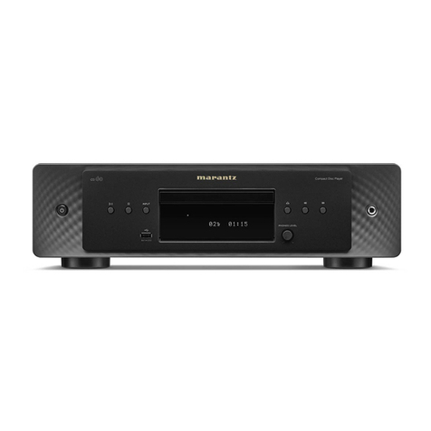 Marantz 0747192136499 User manual