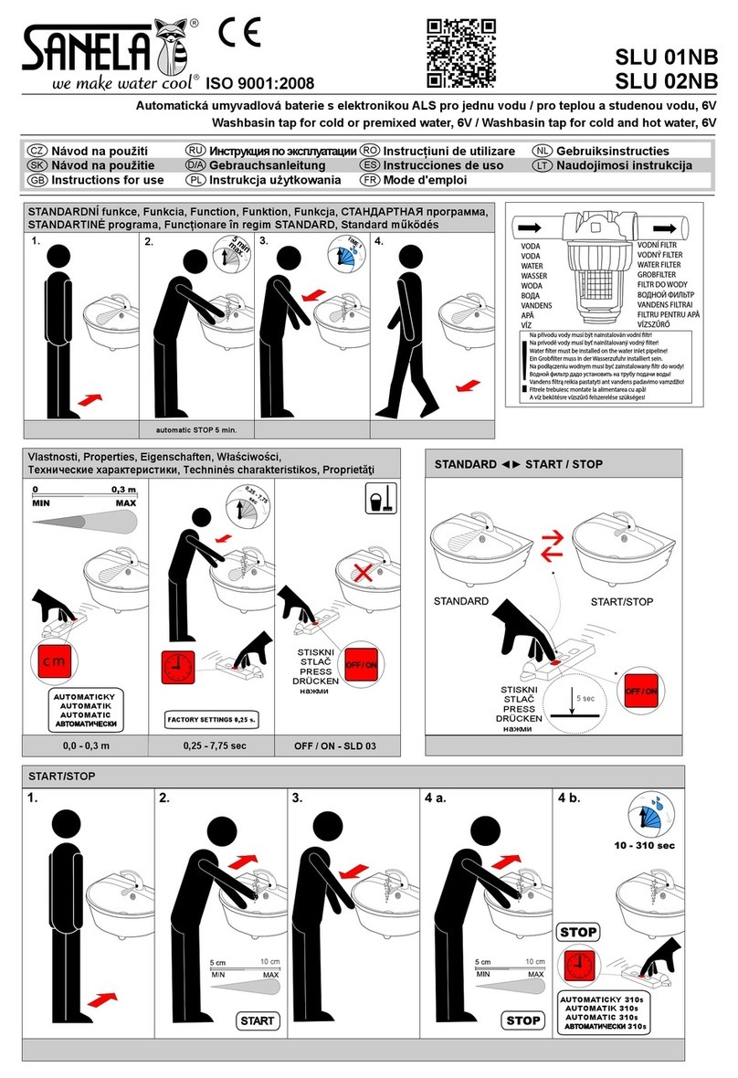 Sanela SLU 01NB Instructions for use Sanela SLU 01NB Instructions for use