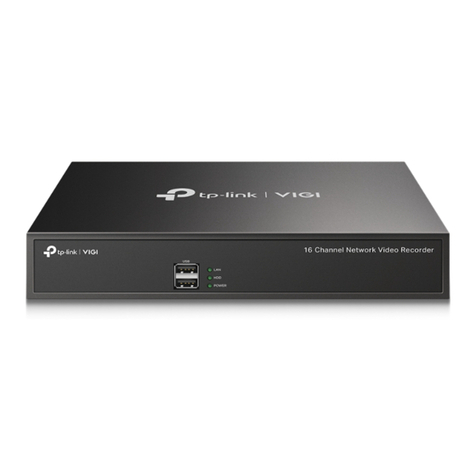 TP-Link VIGI NVR1016H User manual TP-Link VIGI NVR1016H User manual