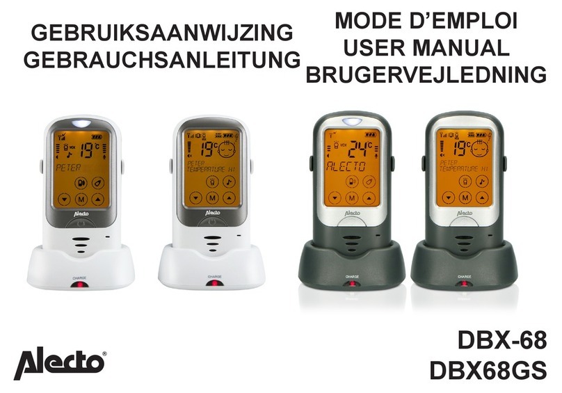 Alecto DBX68GS User manual Alecto DBX68GS User manual