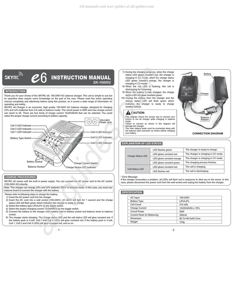 Skyrc E6 User manual