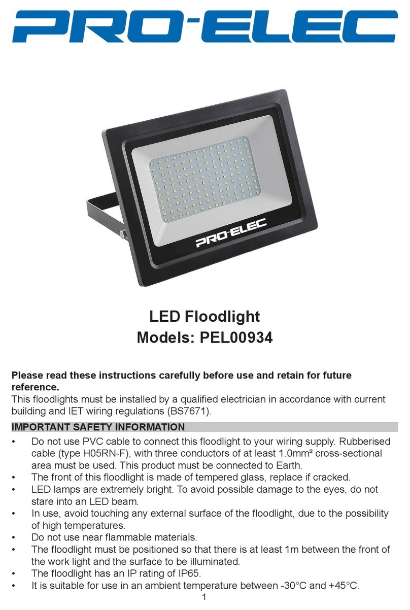 Pro-Elec PEL00934 manual