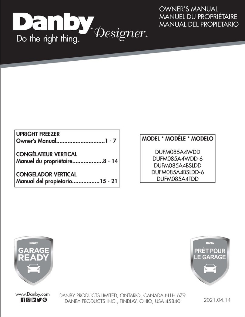 Danby DUFM085A4TDD owner's manual