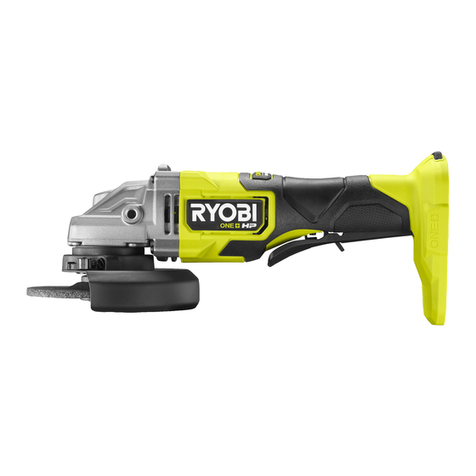 Ryobi RAG18X User manual Ryobi RAG18X User manual