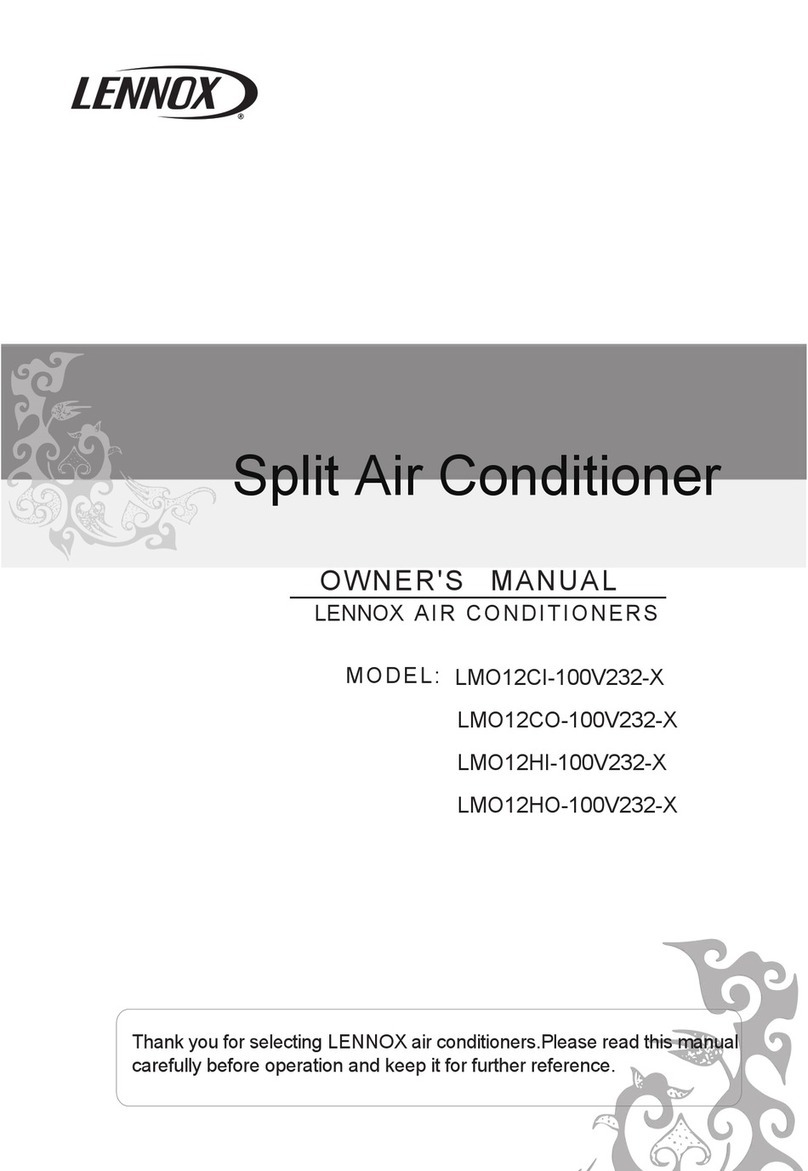 Lennox LMO12CI-100V232-X User manual