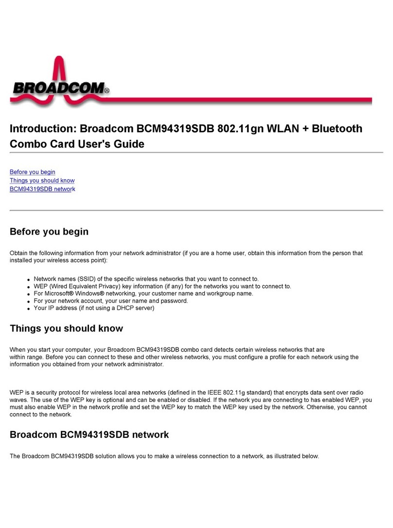 Broadcom BCM94319SDB user guide