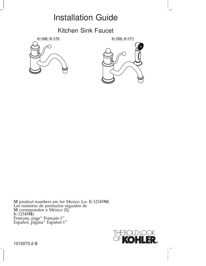 Kohler K-168 User manual