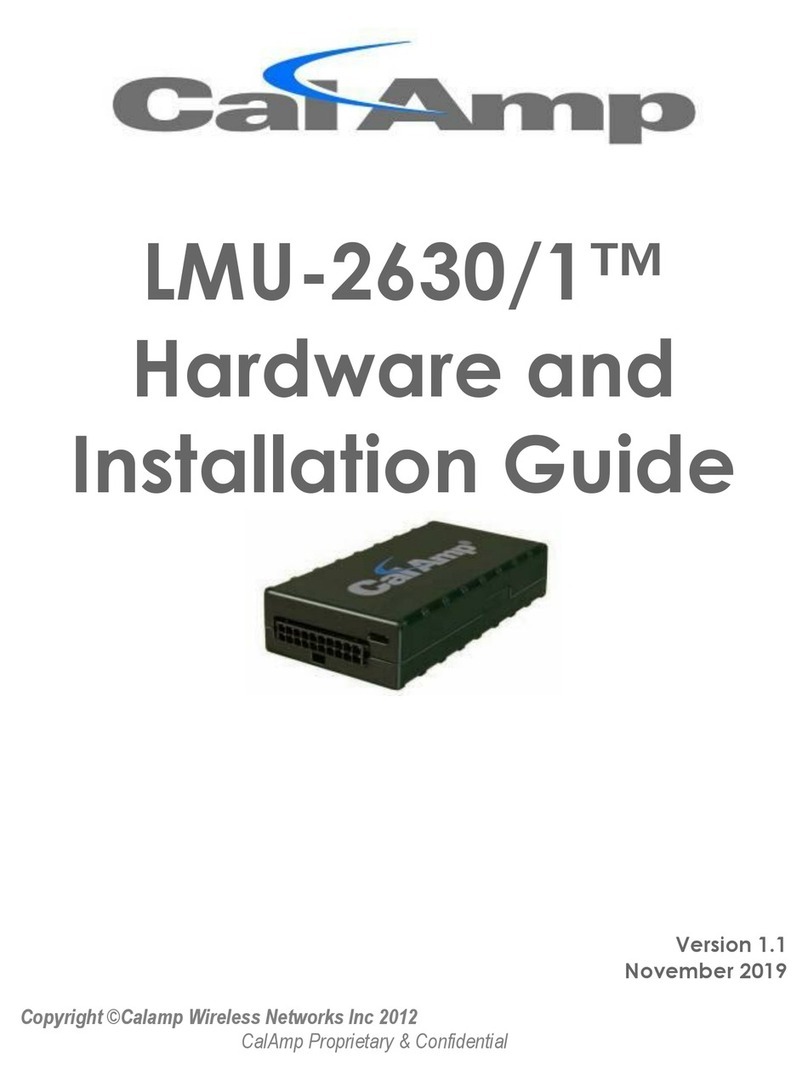 CalAmp LMU-2 30 Series Hardware and installation guide