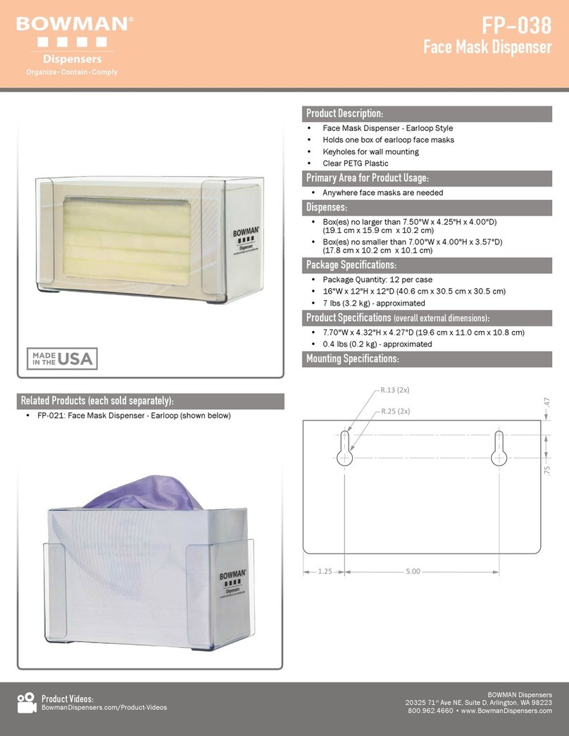 BOWMAN FP-038 quick start guide