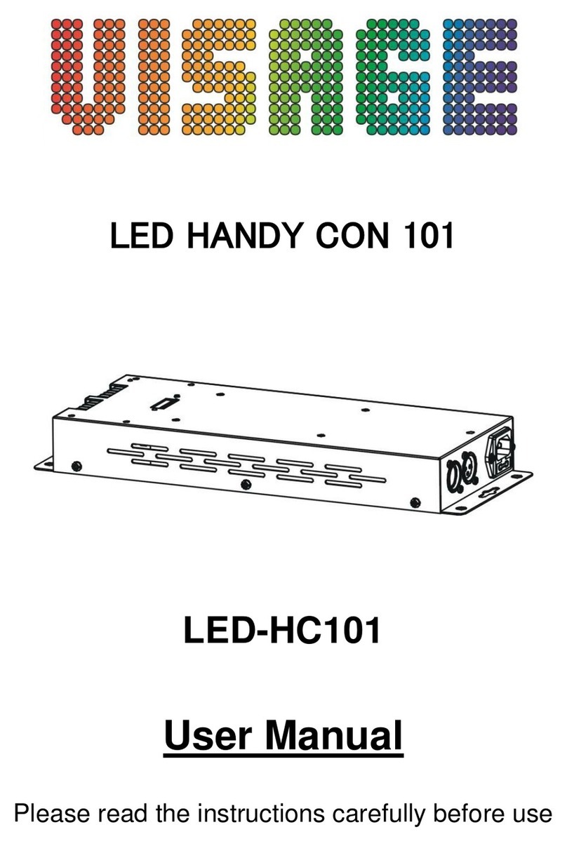 ViSAGE LED HANDY CON 101 user manual