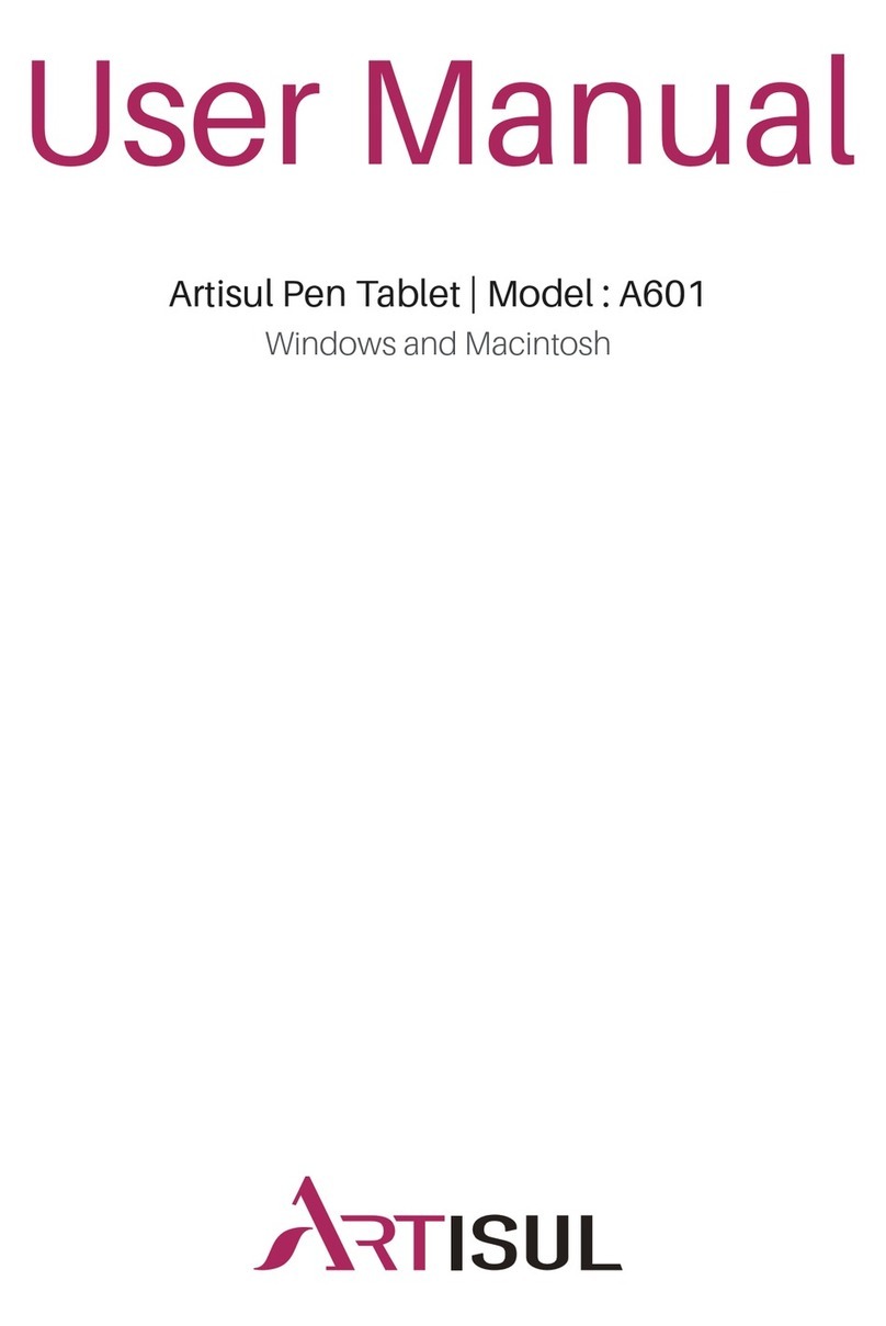 ARTISUL A601 User manual