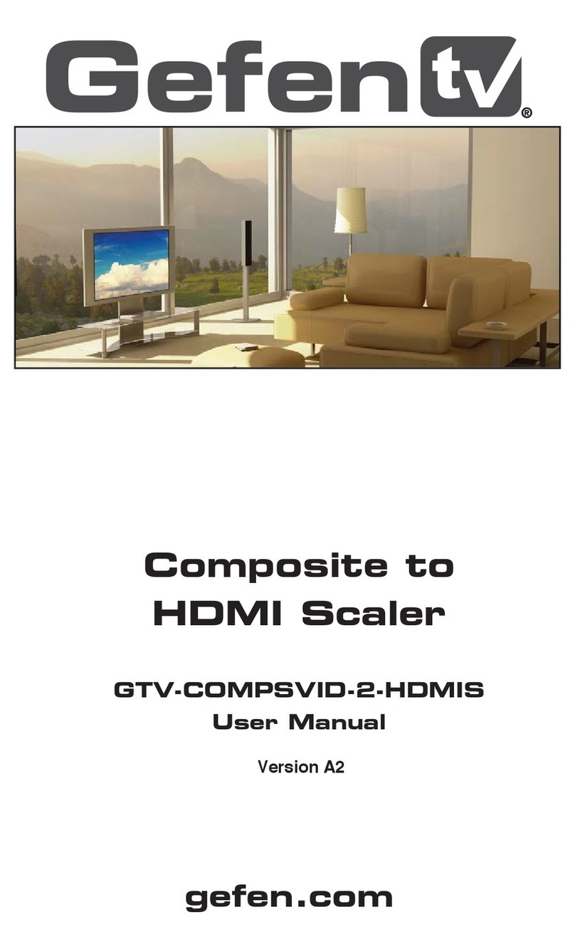 GefenTV GTV-COMPSVID-2-HDMIS user manual