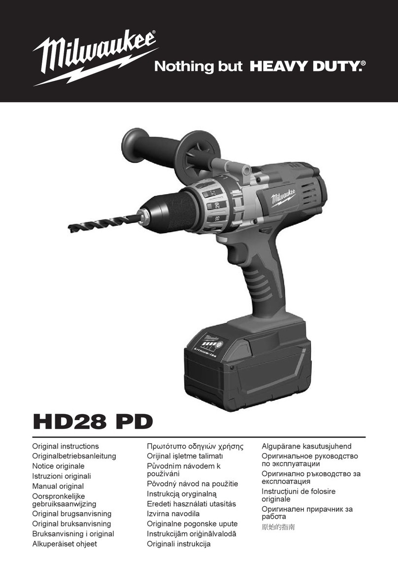 Milwaukee HD28 PD/0 User manual