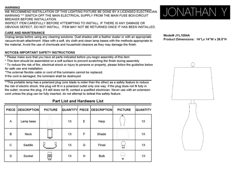 JONATHAN Y JYL1054A User manual