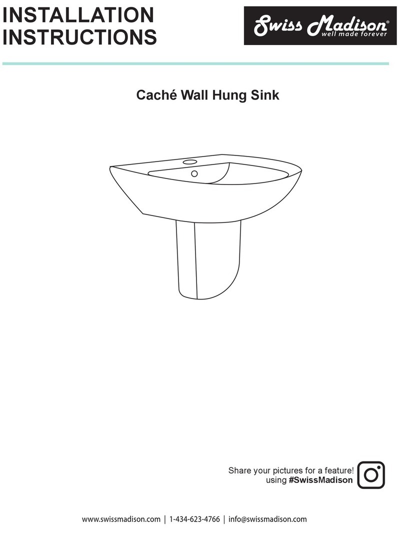 Swiss Madison Cache SM-WS321 installation instructions